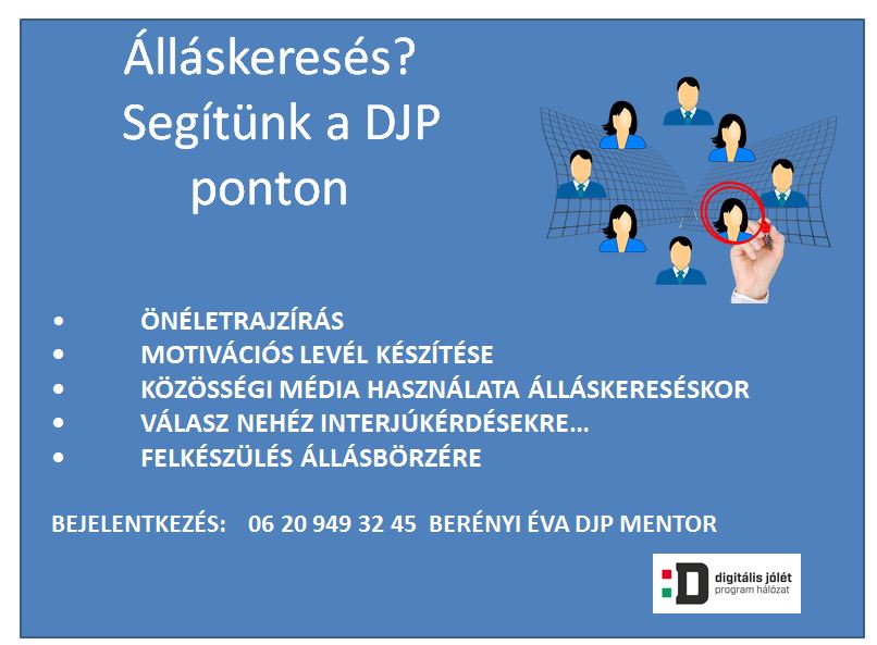 DJP állás plakát