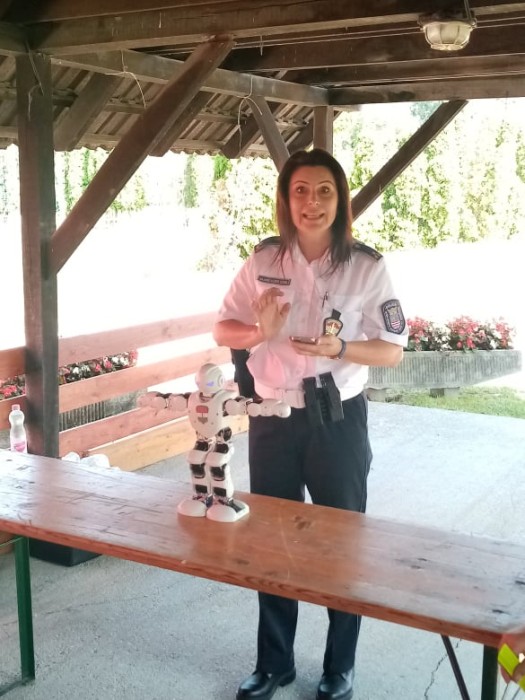 Robotbemutató Vámosszabadin
