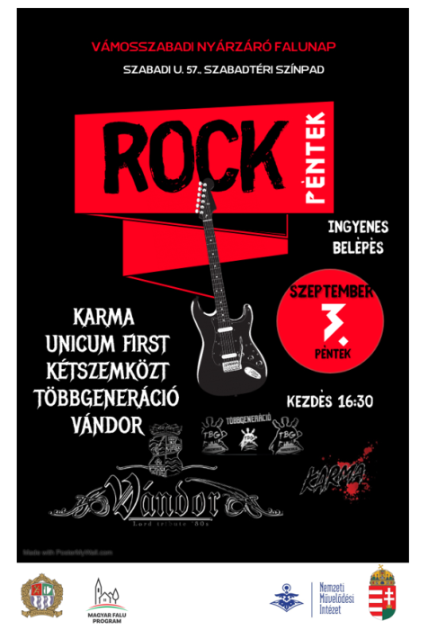 rockpéntek plaki